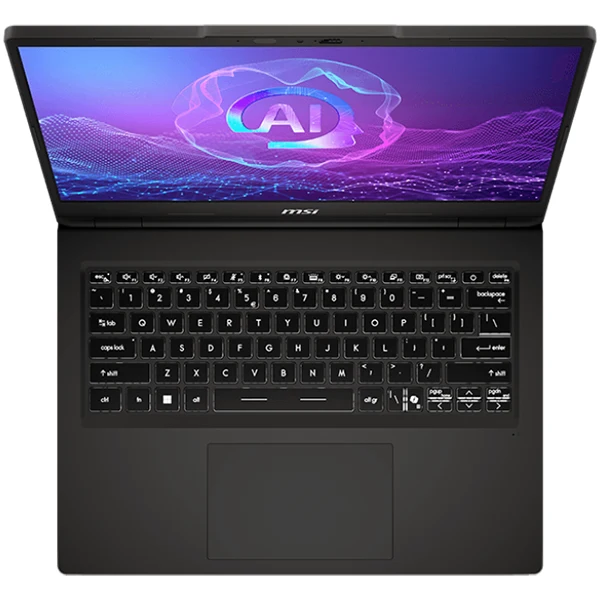 MSI Venture 14 AI A2HMG-036MA Intel Ultra 7-255H/16Go DDR5/1TB SSD/14" 120Hz 2.8K Noir Classic