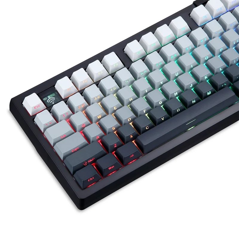 Darmoshark TOP98 RGB Wireless ANSI US Triple Black [White Switch]