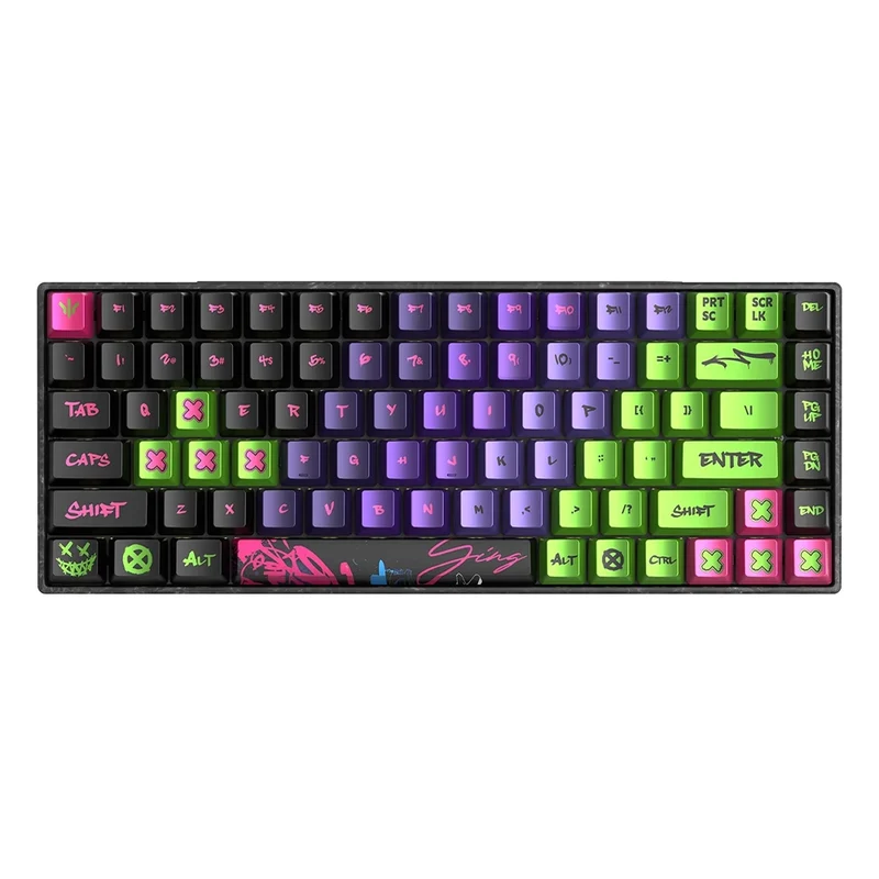 WLMouse Ying75 Magnetic 8K ANSI US Cyber Graffiti
