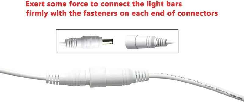 Superbright LED Under Cabinet Lights Dimmable 13" x 4-Bars for Kitchen, Closet with 276 LEDs
