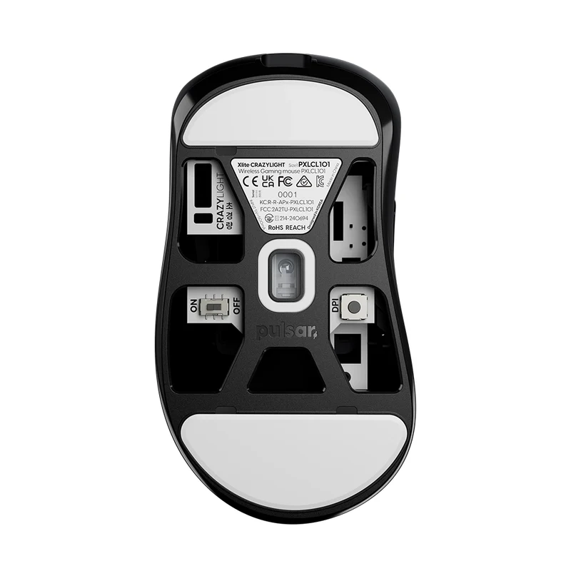 Pulsar Xlite Crazylight Mini 8K Wireless Jet Black