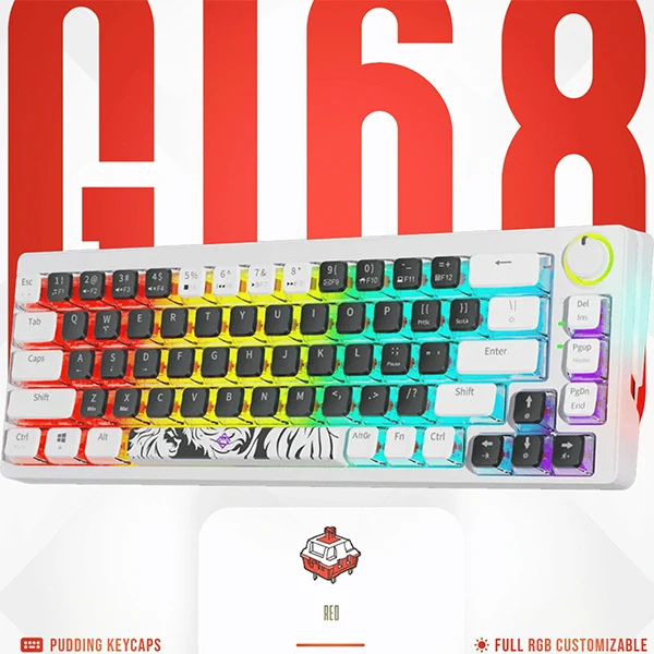 M4G GOLDEN LION GI68 RGB Noir