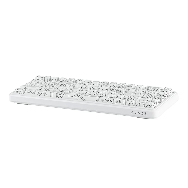Ajazz AK680 MAX Magnetic ANSI US White Side-Printed