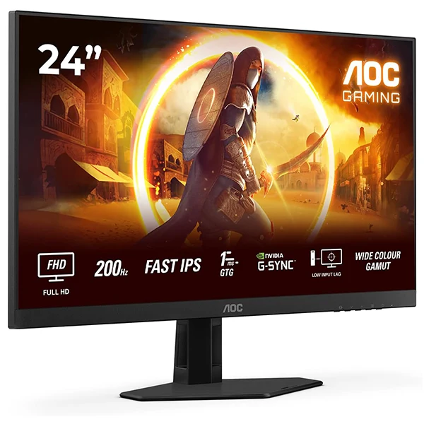 AOC 24G4HRE 23.8" 200Hz 0.5ms Fast IPS FHD