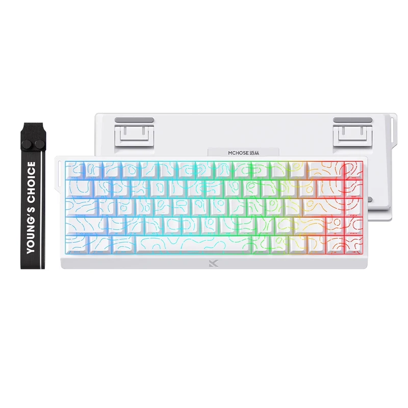 MCHOSE Ace 68 Magnetic ANSI US Topographic White [Uranus]