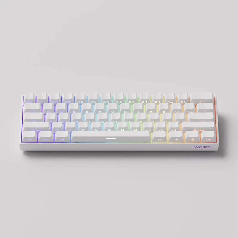MonsGeek FUN60 PRO HE Wireless ANSI US White
