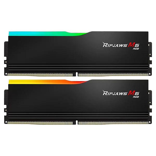 G.Skill Ripjaws M5 RGB Series Black 32Go (2x16Go) DDR5 6000 MHz CL30