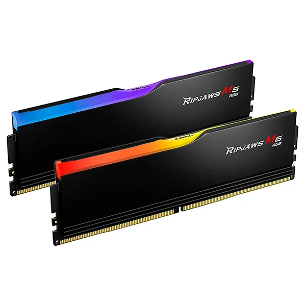 G.Skill Ripjaws M5 RGB Series Black 32Go (2x16Go) DDR5 6000 MHz CL30