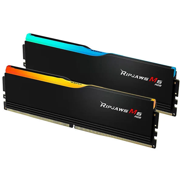G.Skill Ripjaws M5 RGB Series Black 32Go (2x16Go) DDR5 6000 MHz CL30