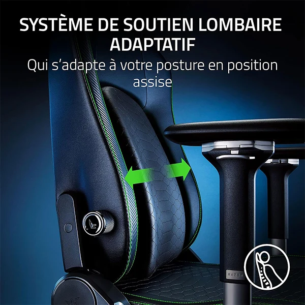 Razer Iskur V2 Vert